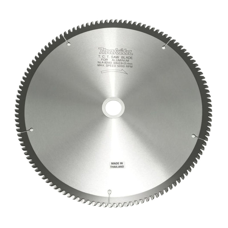 Lưỡi cưa nhôm TCT Makita đường kính 305mm, số răng từ 80-120 kiểu ATB và AFG lỗ cốt 25.4mm, dùng cho máy cưa đa góc ( Cấp 3 sao )