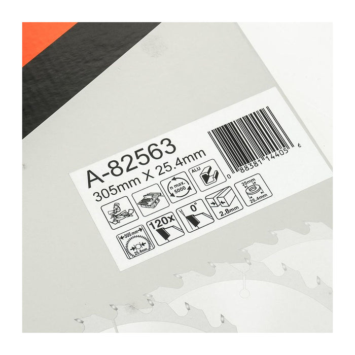 Lưỡi cưa nhôm TCT Makita đường kính 305mm, số răng từ 80-120 kiểu ATB và AFG lỗ cốt 25.4mm, dùng cho máy cưa đa góc ( Cấp 3 sao )