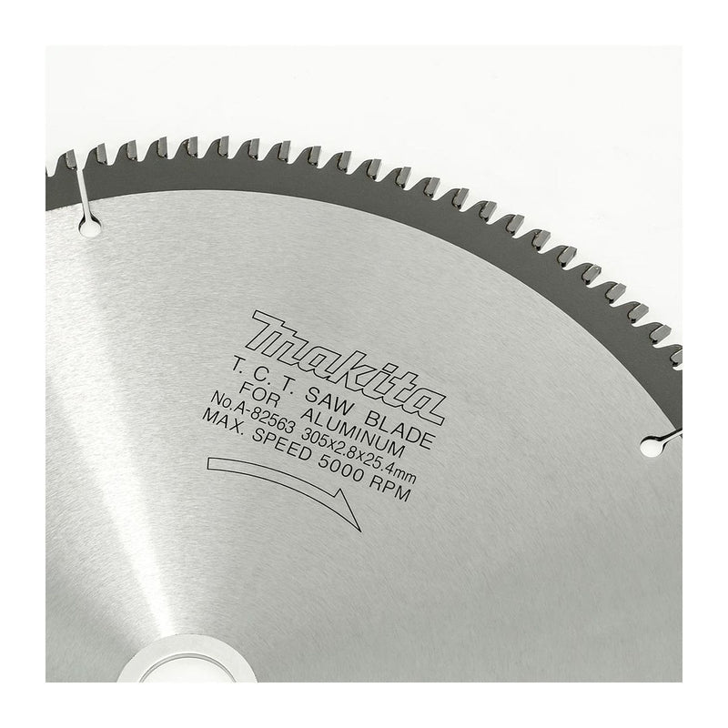 Lưỡi cưa nhôm TCT Makita đường kính 305mm, số răng từ 80-120 kiểu ATB và AFG lỗ cốt 25.4mm, dùng cho máy cưa đa góc ( Cấp 3 sao )