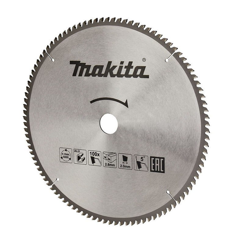 Lưỡi cưa nhôm TCT Makita A-82585 đường kính 380mm, 100 răng kiểu ATB, lỗ cốt 25,4mm dùng cho máy cưa đa góc ( Cấp 3 sao )