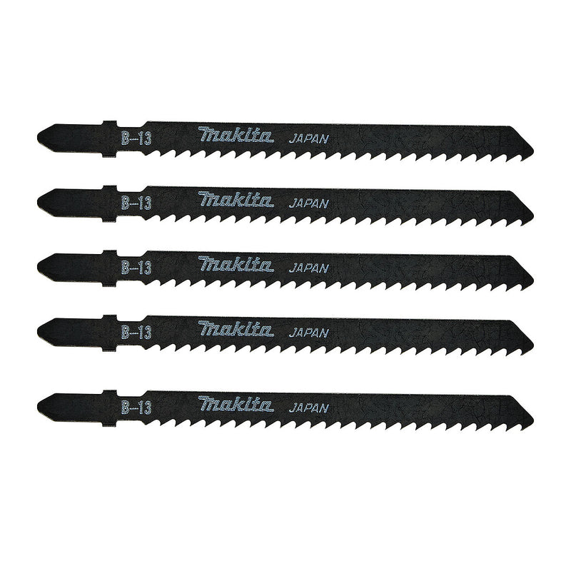 Hộp 5 lưỡi cưa lọng HCS Makita A-85656 dùng cho gỗ, nhựa số răng 8 TPI, chiều dài 105mm, đuôi gài kiểu B ( Cấp 3 sao )