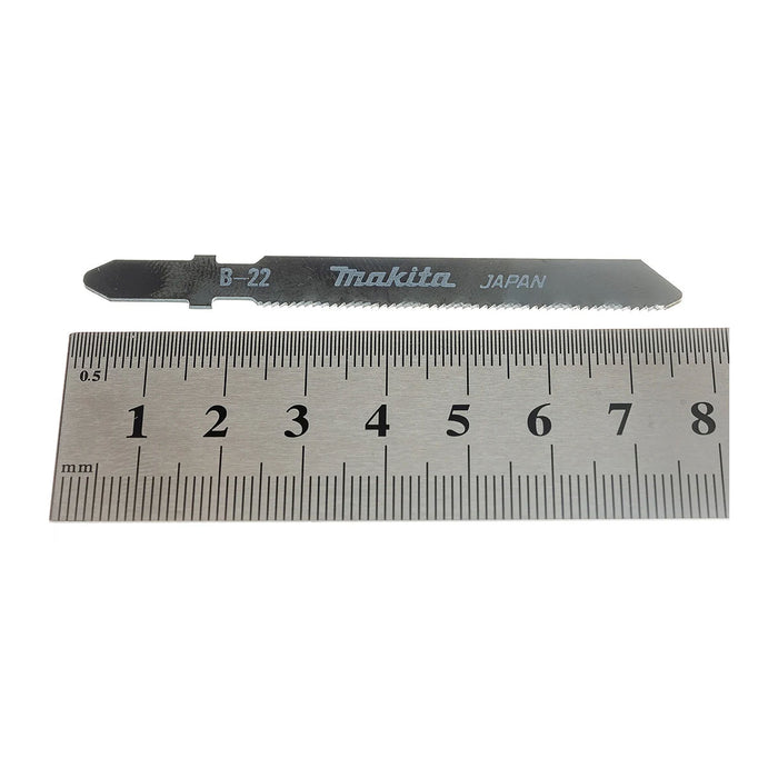 Hộp 5 lưỡi cưa lọng HSS Makita A-85737 dùng cho Inox số răng 24 TPI, chiều dài 76mm đuôi gài kiểu B ( Cấp 3 sao )