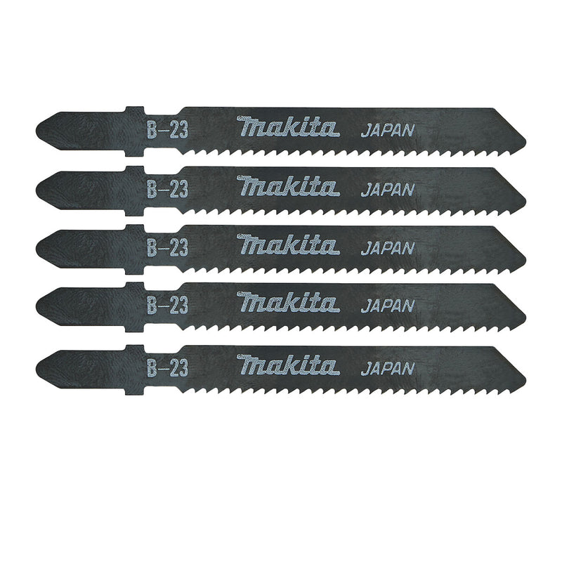 Hộp 5 lưỡi cưa lọng HSS Makita A-85743 cưa đa vật liệu, số răng 14 TPI, chiều dài 76mm đuôi gài kiểu B ( Cấp 3 sao )