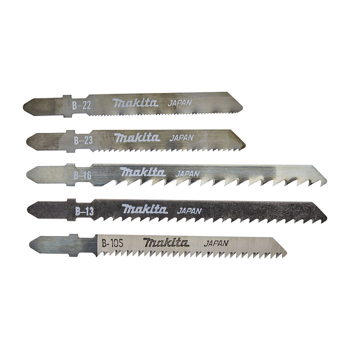 Hộp 5 lưỡi cưa lọng đa vật liệu Makita A-86898 nhiều kích thước, đuôi gài kiểu B ( Cấp 3 sao )