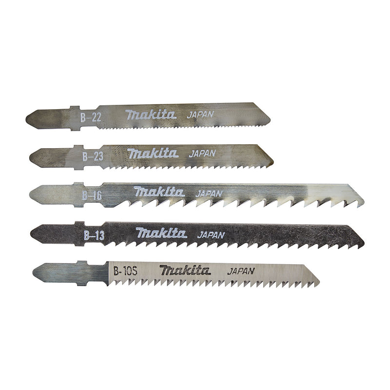 Hộp 5 lưỡi cưa lọng đa vật liệu Makita A-86898 nhiều kích thước, đuôi gài kiểu B ( Cấp 3 sao )