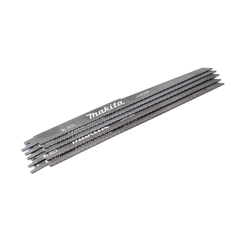 Hộp 5 lưỡi cưa kiếm HCS Makita B-00767 dùng cho gỗ, số răng 10 TPI, chiều dài 250mm ( Cấp 3 sao )