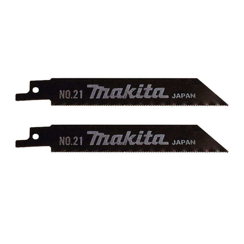 Hộp 2 lưỡi cưa kiếm HSS Makita B-00804 dùng cho kim loại, số răng 24 TPI, chiều dài 125mm ( Cấp 3 sao )