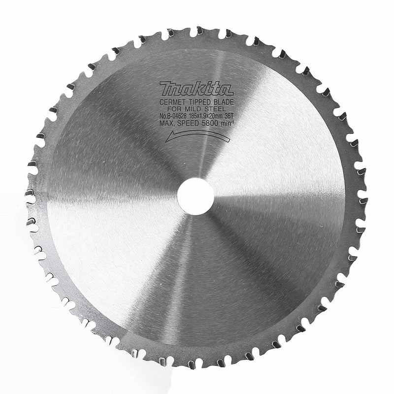 Lưỡi cưa kim loại TCT Makita đường kính 185mm, số răng từ 36-56 kiểu ATB, MTCG và SMTCG, lỗ cốt 20mm dùng cho máy cưa đĩa ( Cấp 3 sao )