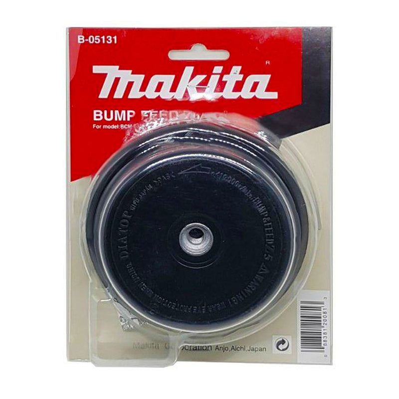 Chén cước cắt cỏ Makita B-05131 đường kính chén 5 inch, loại tăng giảm cước bằng nút nhấn (B&F Z5L/105-M10L), trục ren M10x1.25LH, sợi cước tròn cho cỏ ngắn và cao