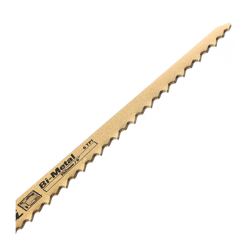 Hộp 5 lưỡi cưa kiếm Bi-Metal Makita B-05175 dùng cho gỗ có đinh, số răng 6 TPI, chiều dài 152mm ( Cấp 3 sao )