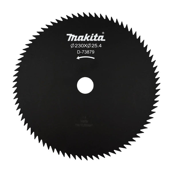 Lưỡi cắt cỏ 80 răng Makita đường kính từ 230mm-255mm, lỗ cốt 25.4mm dùng cho bụi rậm và cây non