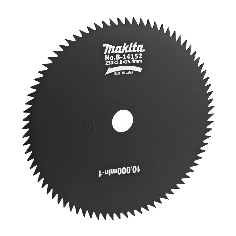 Lưỡi cắt cỏ 80 răng Makita đường kính từ 230mm-255mm, lỗ cốt 25.4mm dùng cho bụi rậm và cây non