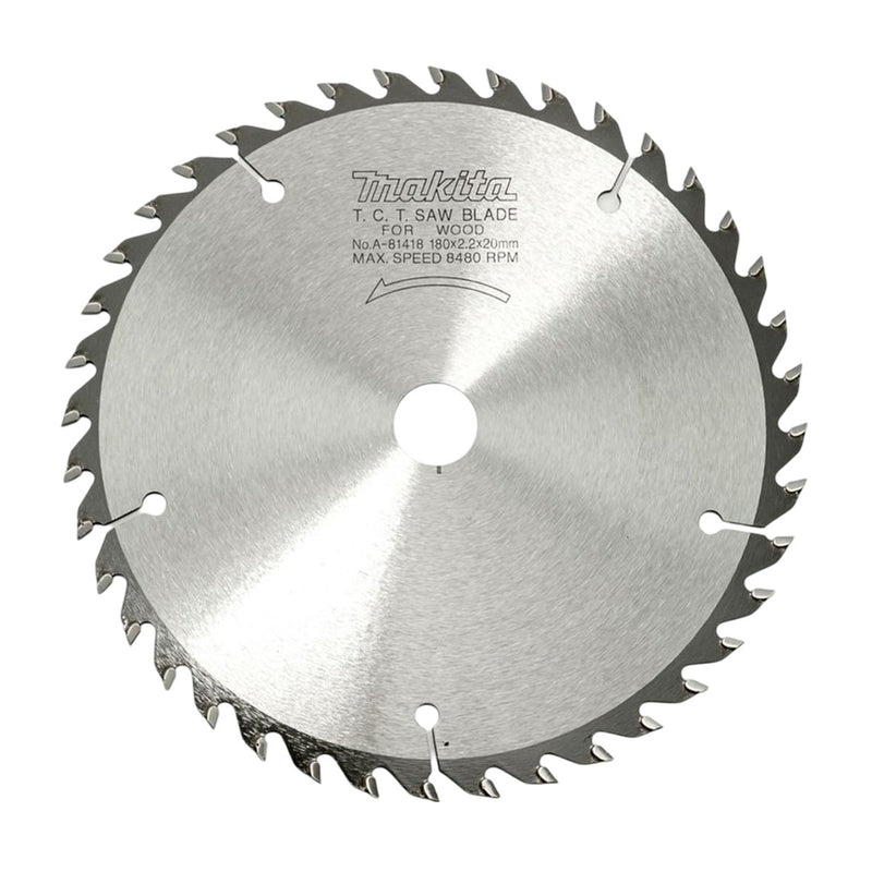 Lưỡi cưa gỗ TCT Makita dòng sản phẩm kinh tế, đường kính 180mm, số răng từ 24-60 kiểu ATAF và ATB, lỗ cốt 20mm, dùng cho máy cưa đĩa ( Cấp 3 sao )