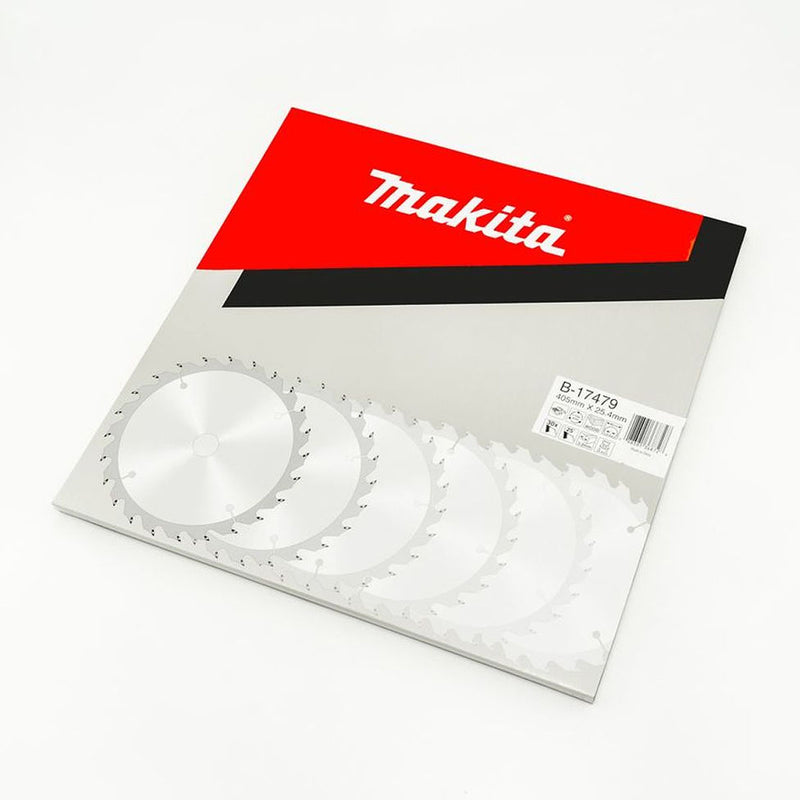 Lưỡi cưa gỗ TCT Makita dòng sản phẩm kinh tế, đường kính 405mm, số răng từ 30-60 kiểu ATAF và ATB, lỗ cốt 25.4mm dùng cho máy cưa bàn ( Cấp 3 sao )
