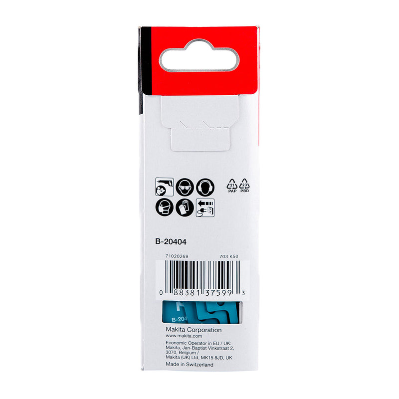 Hộp 5 lưỡi cưa kiếm Bi-Metal Makita B-20410 dùng cho kim loại, số răng 18 TPI chiều dài 100mm ( Cấp 3 sao )