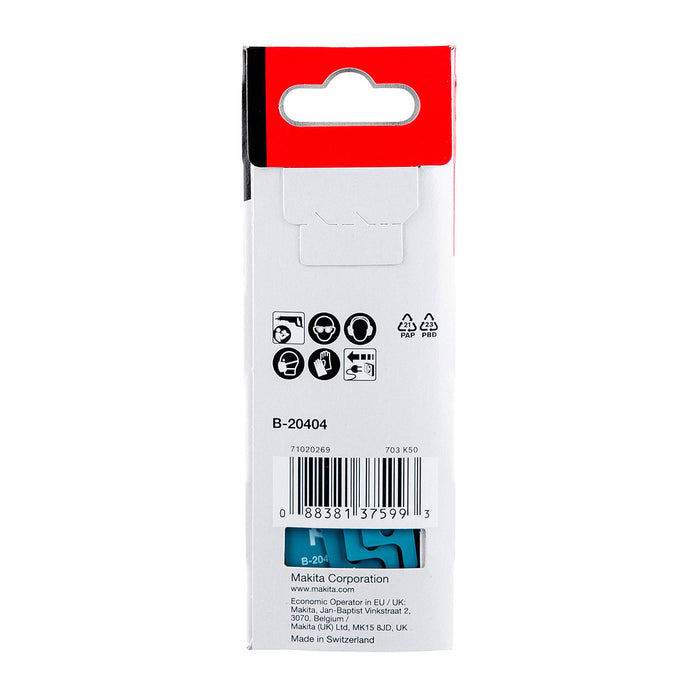 Hộp 5 lưỡi cưa kiếm Bi-Metal Makita B-20410 dùng cho kim loại, số răng 18 TPI chiều dài 100mm ( Cấp 3 sao )