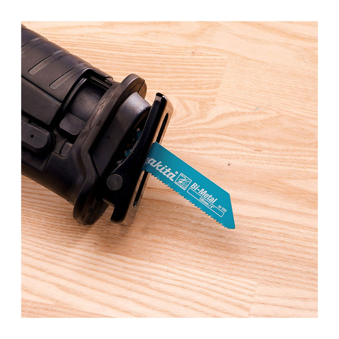 Hộp 5 lưỡi cưa kiếm Bi-Metal Makita B-20410 dùng cho kim loại, số răng 14 TPI chiều dài 100mm ( Cấp 3 sao )
