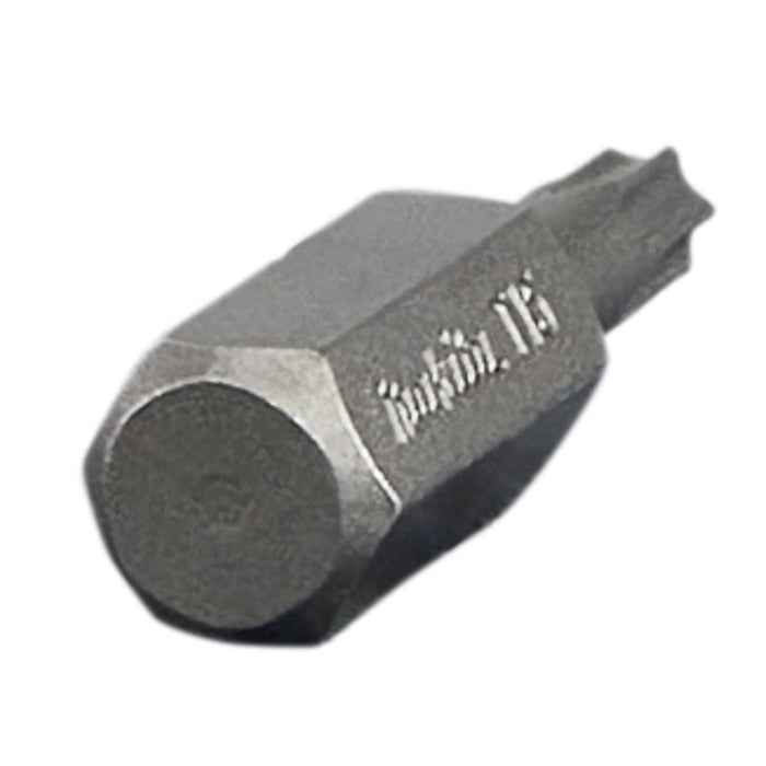 Hộp 25 mũi vặn vít đầu sao Makita kích thước từ T15 - T30, chiều dài 25mm, đuôi lục giác 6.35mm (1/4 inch)