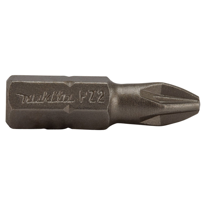 Túi 100 mũi vặn vít đầu Pozi Makita B-24963 kích thước PZ2 x 25mm, đuôi lục giác 6.35mm (1/4 inch)