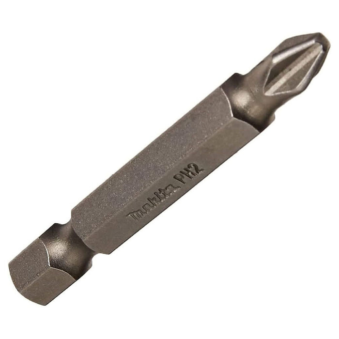 Hộp 50 mũi vặn vít đầu bake Makita B-25177 kích thước PH2 x 50mm, đuôi lục giác 6.35mm (1/4 inch)