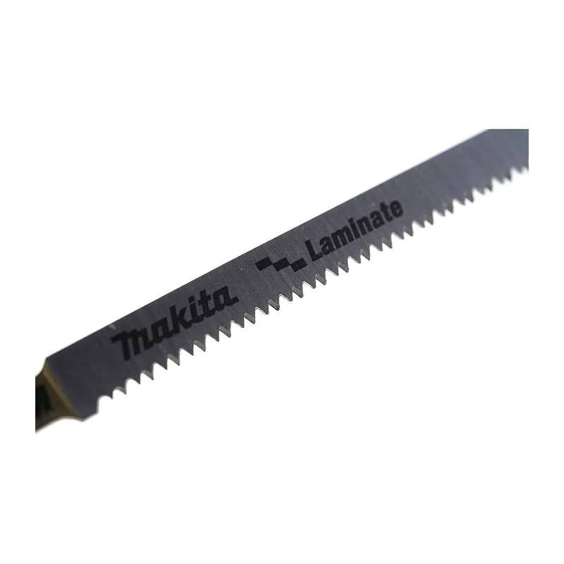 Hộp 5 lưỡi cưa lọng Bi-Metal Makita B-31887 dùng cho ván ép Laminate, nhựa số răng 14 TPI, chiều dài 100mm, đuôi gài kiểu B ( Cấp 3 sao )