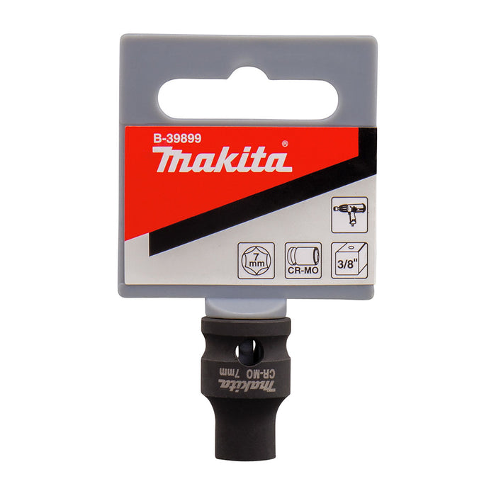 Đầu tuýp cốt 3/8 inch thân ngắn Makita thép Cr-mo, kích thước từ 6mm-22mm