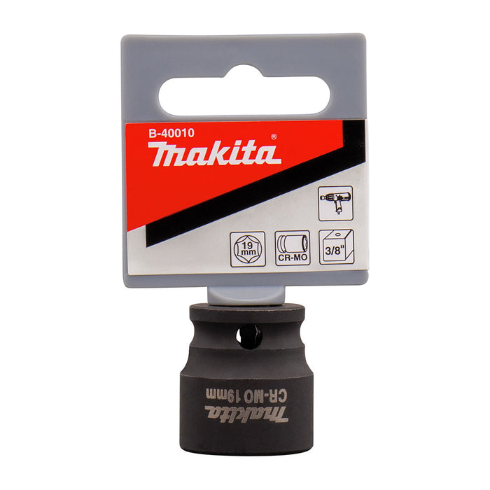 Đầu tuýp cốt 3/8 inch thân ngắn Makita thép Cr-mo, kích thước từ 6mm-22mm