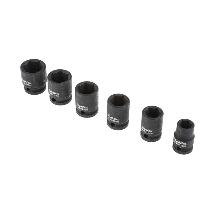 Đầu tuýp cốt 1/2 inch thân ngắn Makita thép Cr-mo, kích thước từ 8mm-32mm