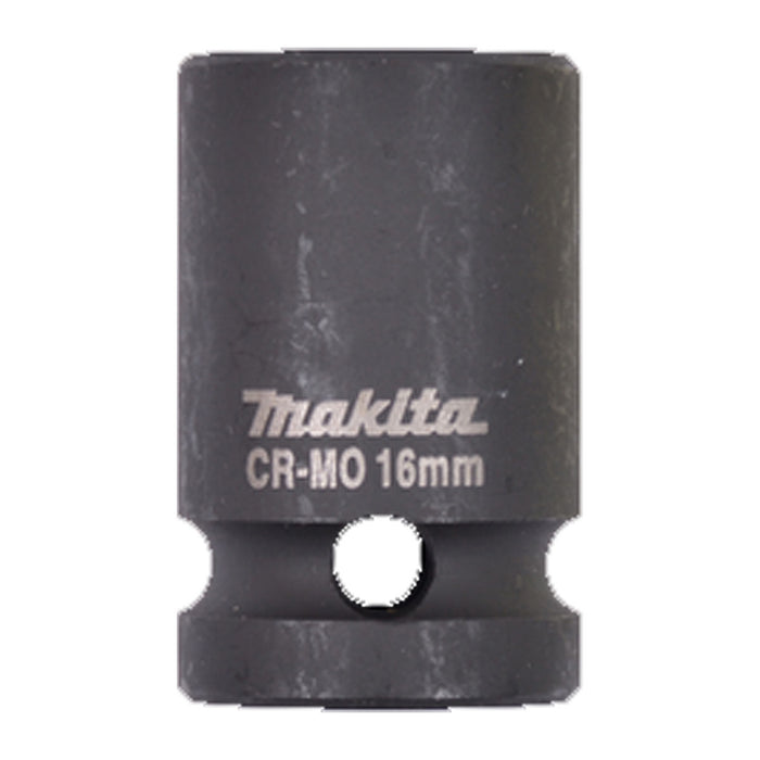 Đầu tuýp cốt 1/2 inch thân ngắn Makita thép Cr-mo, kích thước từ 8mm-32mm