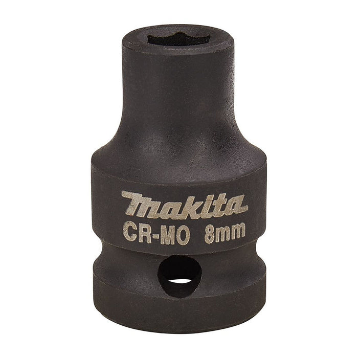 Đầu tuýp cốt 1/2 inch thân ngắn Makita thép Cr-mo, kích thước từ 8mm-32mm