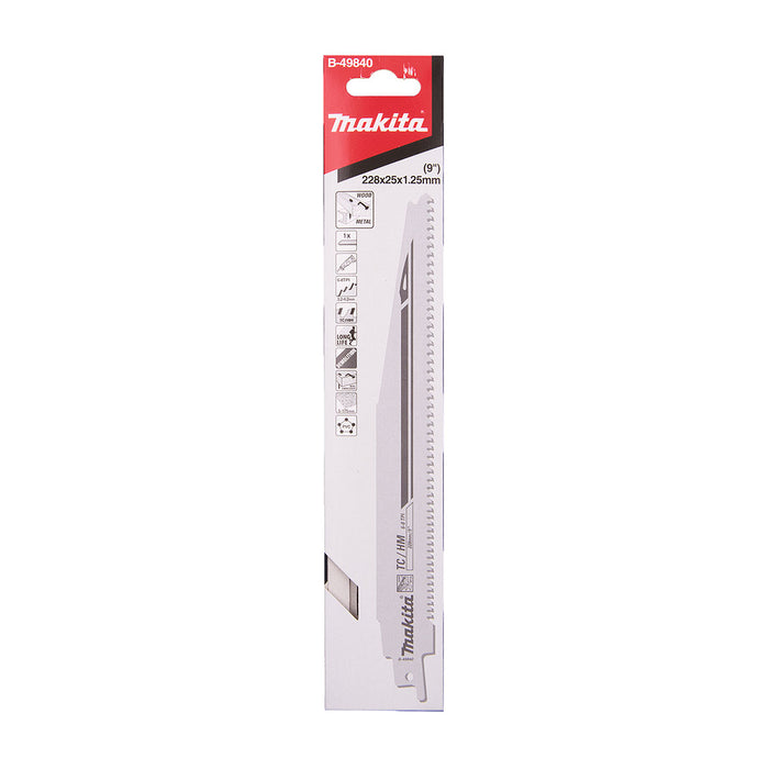 Lưỡi cưa kiếm TC/HM Makita dùng cưa đa vật liệu, số răng 6-8 TPI, chiều dài từ 152mm-305mm ( Cấp 4 sao )