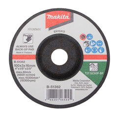B-51362: Đặc tính GC80P: Chất liệu: GC ( Cacbua silic xanh ) - Cỡ hạt: 80 ( Hạt mịn ) - Độ cứng: P ( Cứng )