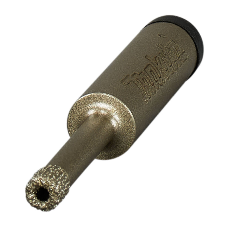 Mũi khoét lỗ kim cương Makita cho đá hoa cương, đá cẩm thạch, ngói sứ đường kính từ 6mm-10mm dùng cho máy khoan đầu kẹp 13mm, khoét khô ( Cấp 3 sao )