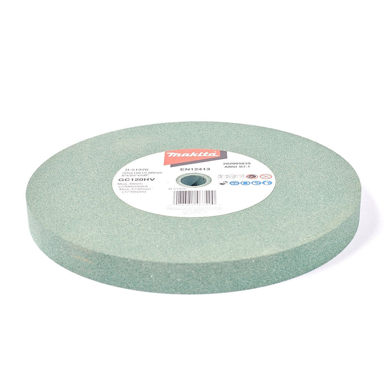 Đá mài kim loại màu 205mm ( 8 inch ) Makita dày 19mm, lỗ cốt 15.88 ( 5/8 inch ) tương thích với máy mài 2 đá ( Cấp 3 sao )