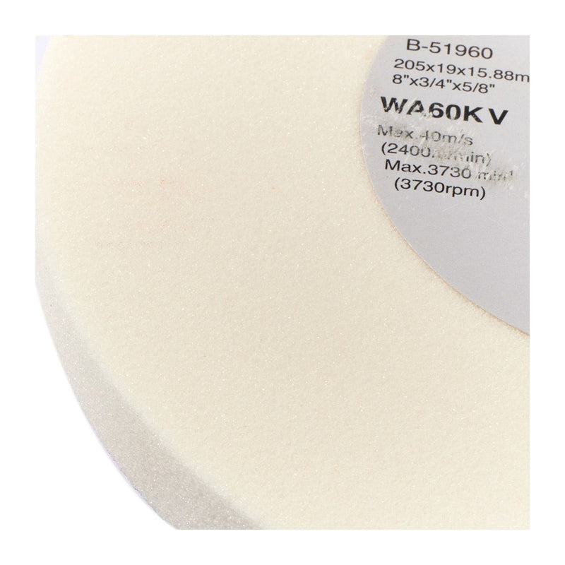 Đá mài Inox 205mm ( 8 inch ) Makita B-51960 dày 19mm, lỗ cốt 15.88mm ( 5/8 inch ) tương thích với máy mài 2 đá ( Cấp 3 sao )