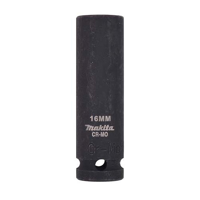 Đầu tuýp cốt 1/2 inch thân dài Makita thép Cr-Mo, kích thước từ 8mm-32mm