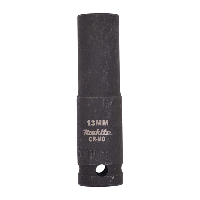 Đầu tuýp cốt 1/2 inch thân dài Makita thép Cr-Mo, kích thước từ 8mm-32mm