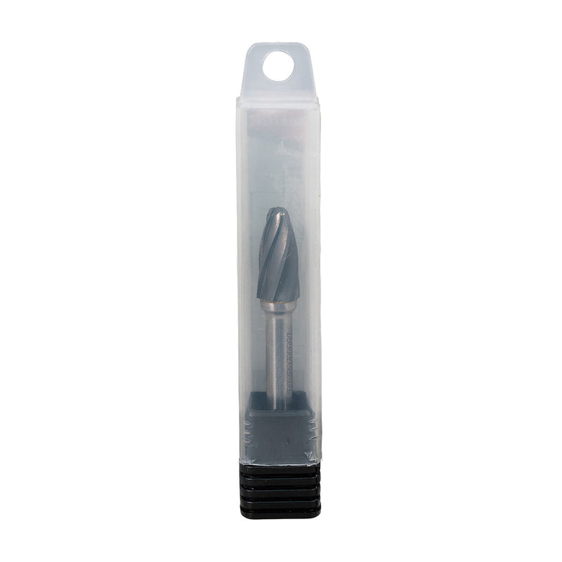 Mũi mài hợp kim Makita hình chóp bầu (SF), đường kính mũi 10mm, đuôi trơn 6mm ( Cấp 3 sao )