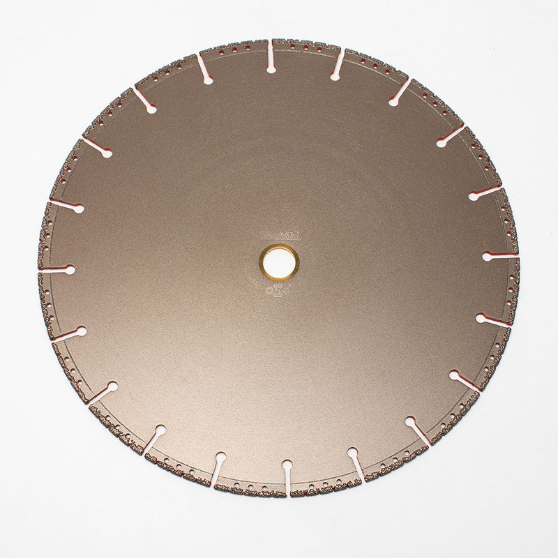 Lưỡi cắt kim cương cao cấp 305mm kiểu răng phân đoạn hàn chân không Makita B-55332 cắt đa vật liệu, lỗ cốt 25.4mm, dùng cho các máy cắt hạng nặng ( Cấp chuyên dụng )