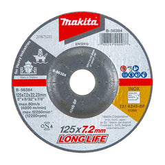 B-56384: Đặc tính A24S: Chất liệu: A ( Nhôm nâu ) - Cỡ hạt: 24 ( Hạt thô ) - Độ cứng: S ( Cứng )