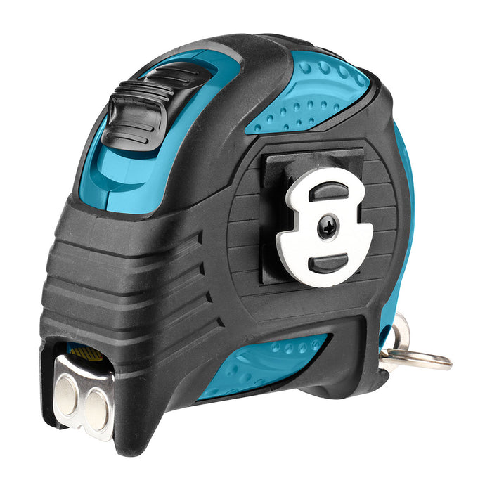 Thước cuộn thép bọc cao su, có móc đeo hông chống rơi rớt Makita B-57174 chiều dài 7.5m