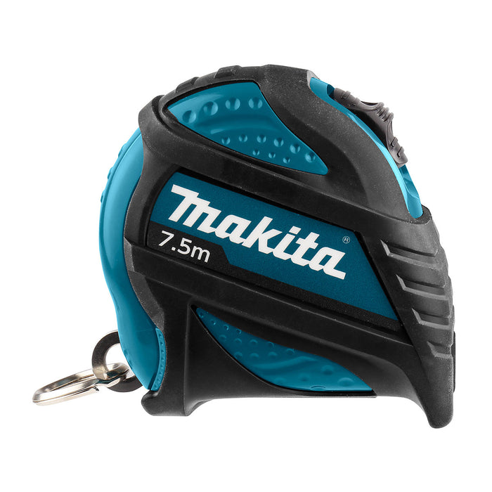 Thước cuộn thép bọc cao su, có móc đeo hông chống rơi rớt Makita B-57174 chiều dài 7.5m
