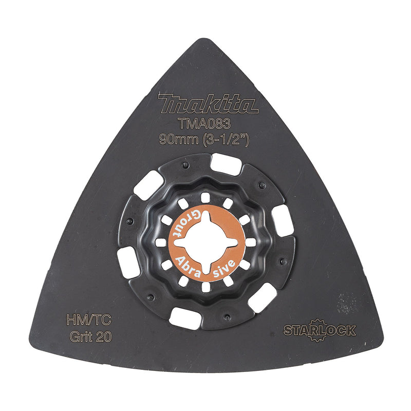 Lưỡi chà nhám gạch, mạch hồ TC/HM Makita đường kính từ 78mm-90mm, chuẩn Starlock (Cấp 3 sao)