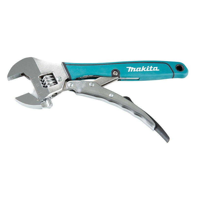 Mỏ lết có tay bóp khóa hàm Makita B-65470 chiều dài 250mm, khả năng mở hàm tối đa 35mm