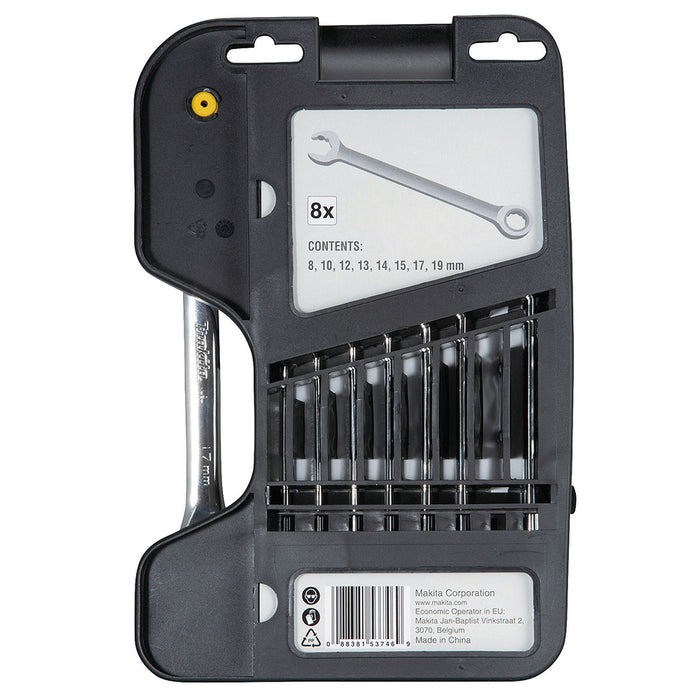 Bộ cờ lê vòng miệng tự động 8 chi tiết Makita B-65523 kích thước từ 8mm - 19mm