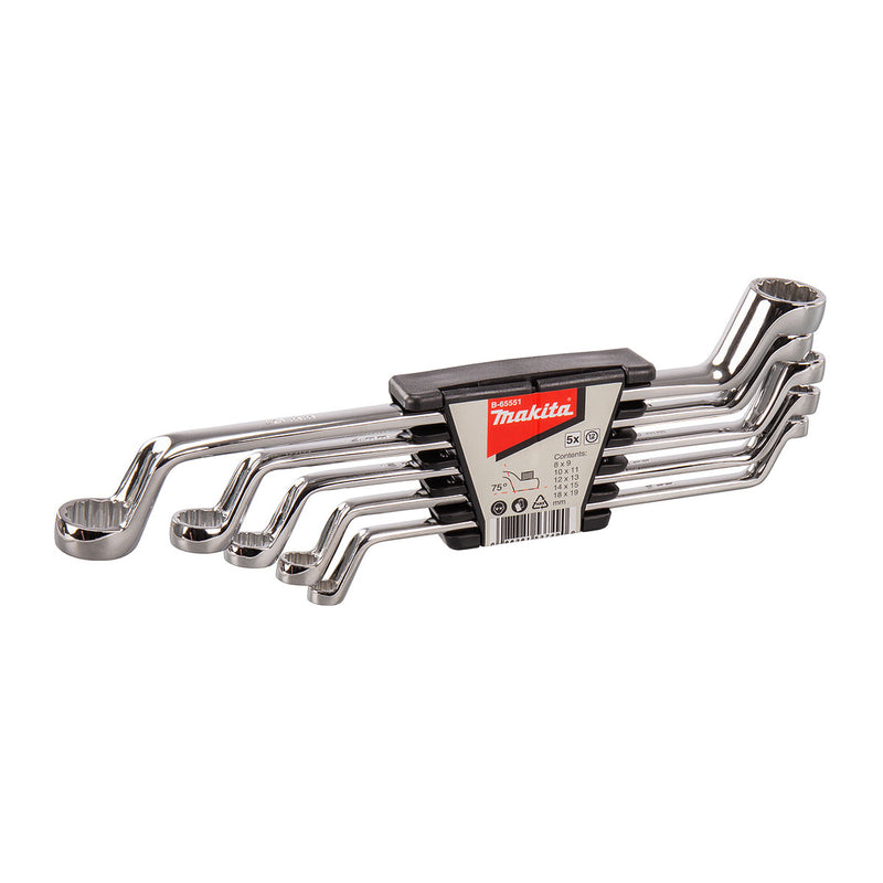 Bộ cờ lê 2 đầu vòng 5 chi tiết Makita B-65551