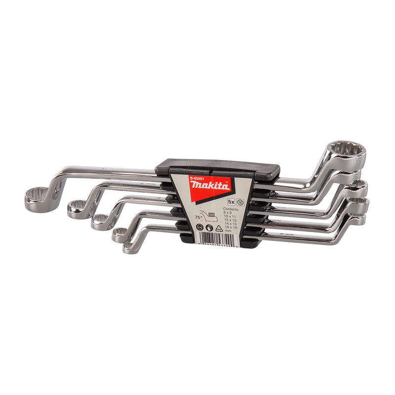 Bộ cờ lê 2 đầu vòng 5 chi tiết Makita B-65551