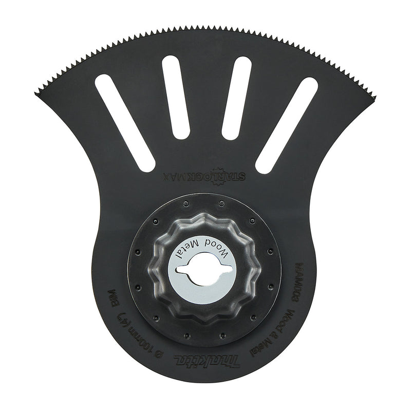 Lưỡi cắt rung Makita B-66422 (MAM003) dùng cắt gỗ và kim loại, bề rộng lưỡi 100mm chuẩn Starlock Max ( Cấp 3 sao )