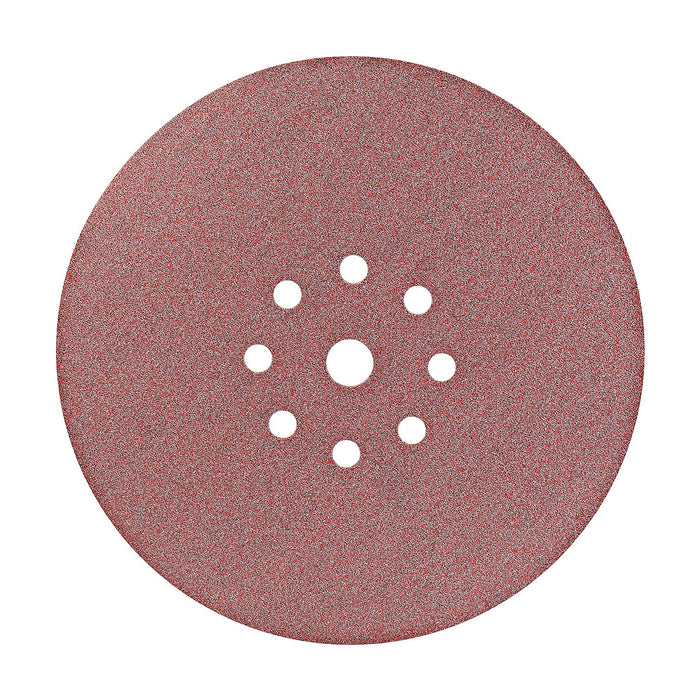Hộp 25 giấy nhám tròn đục lỗ 225mm ( 9 inch ) Makita cho thạch cao, dùng với đế gai ( Cấp 4 sao )