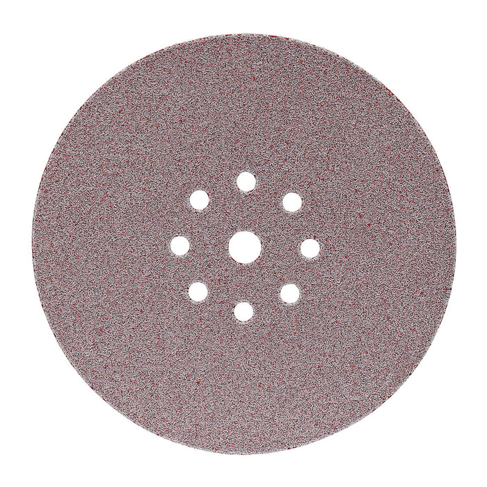 Hộp 25 giấy nhám tròn đục lỗ 225mm ( 9 inch ) Makita cho thạch cao, dùng với đế gai ( Cấp 4 sao )